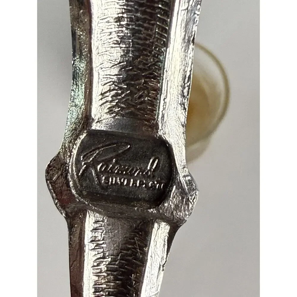 VTG Raimond Silver Plated Coffee/tea Glass Carafe On Footed Stand w/ Orig Candle
